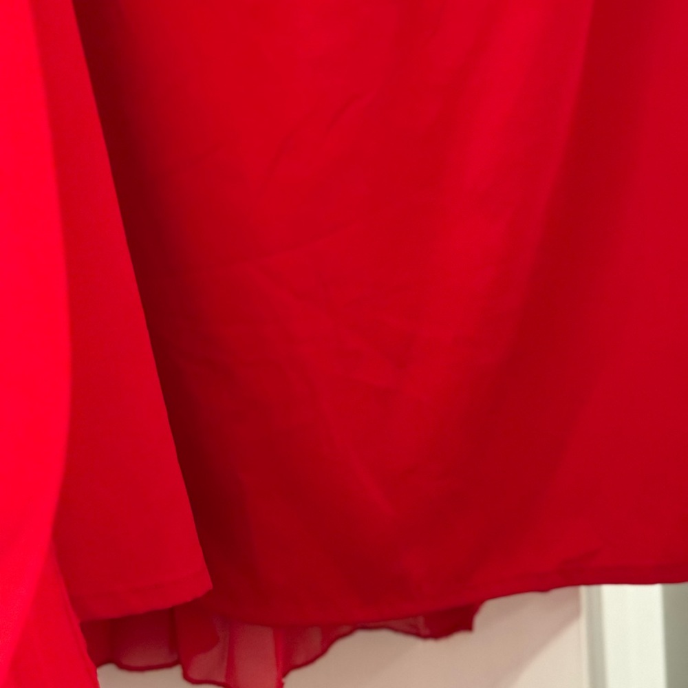 ASOS Red Long Sleeve Dress - Picture 4 of 4